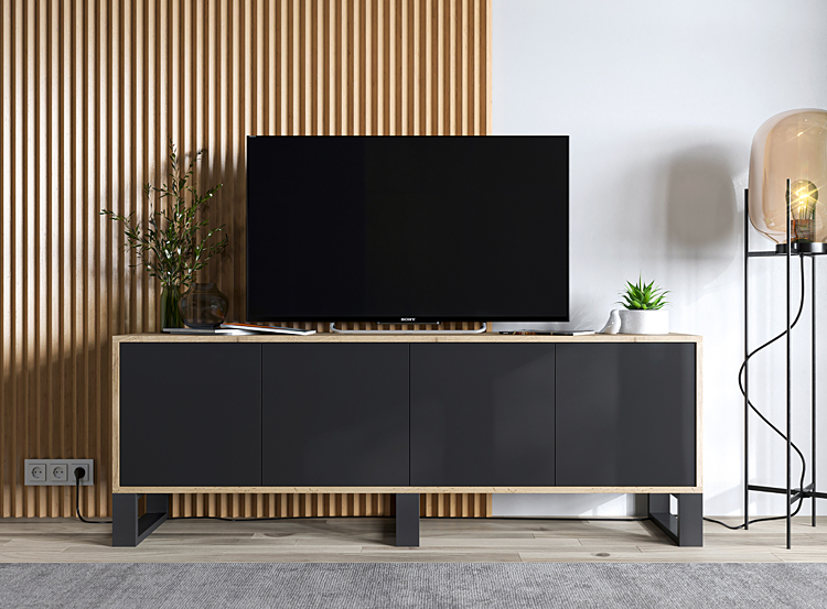 Aranżacja z wykorzystaniem szafki rtv Avila 10X