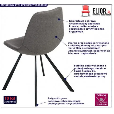 Fotografia Fotel Salva - szary z kategorii Fotele wypoczynkowe