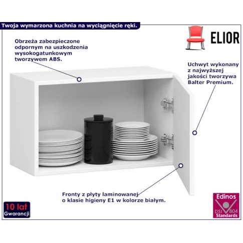 Biała szafka okapowa Tereza 7X