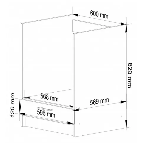 Wymiary szafki kuchennej 