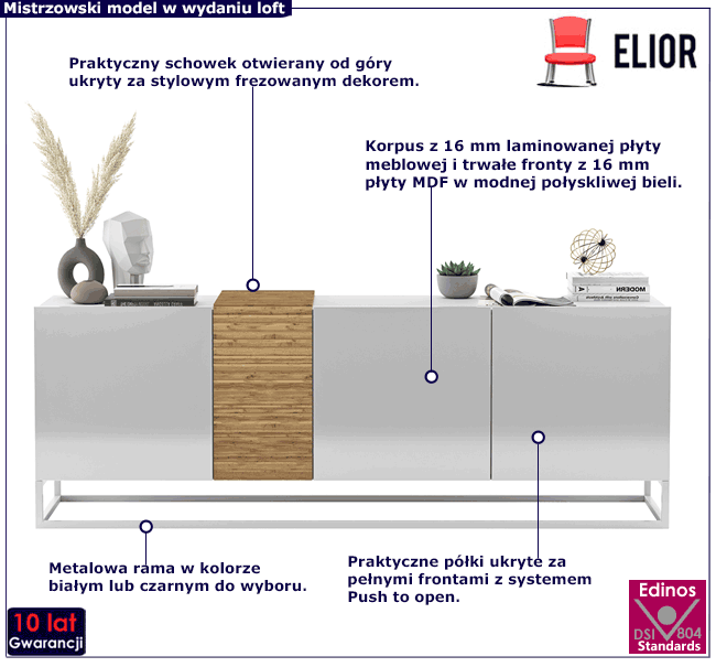 Stojąca szafka rtv Casini 3X
