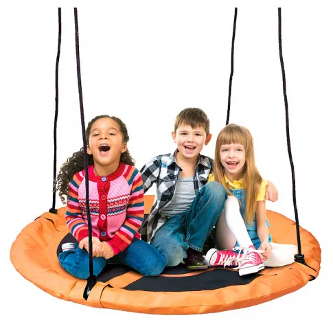 Pomaranczowa hustawka dla dziecka Asepi