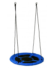 Niebieska okrągła huśtawka ogrodowa 100 cm - Asepi