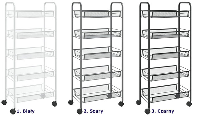 Mobilny organizer kuchenny 5-poziomowy Izeris