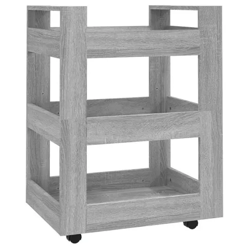 Wózek na kółkach szary dąb sonoma Afex