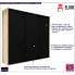 Szafa w dekorze dąb artisan czarny Savona 5X