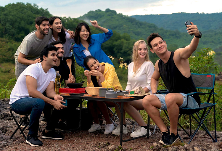 Stół kempingowy składany w walizkę Hipes