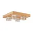 Drewniana lampa sufitowa A66-Gena