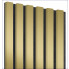 Panel ścienny z 6 lamelami w kolorze złoty połysk Mavel