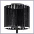 Klasyczna czarna lampa stołowa abażurowa A93-Asmara