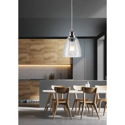 Fotografia Aknala LAMPA WISZĄCA 1X40W E27 CHROMOWY z kategorii Oświetlenie