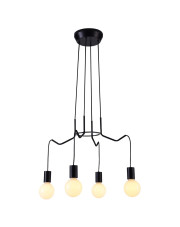 Czarna wisząca lampa loftowa - K147-Expan w sklepie Edinos.pl