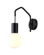 Czarny loftowy kinkiet - K148-Unito w sklepie Edinos.pl