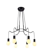 Duża czarna lampa industrialna - K149-Unito w sklepie Edinos.pl