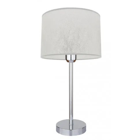 Srebrna lampka stołowa z abażurem A97-Olma