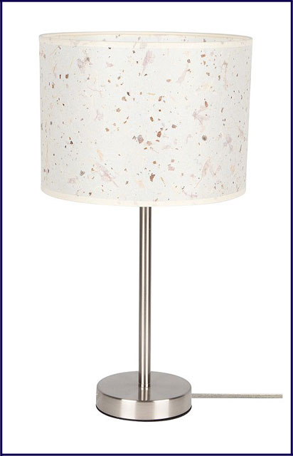 Nowoczesna lampa stołowa ze zdobieniami na kloszu A99-Moa