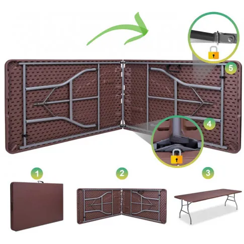 Stół cateringowy składany w walizkę Takira 3X