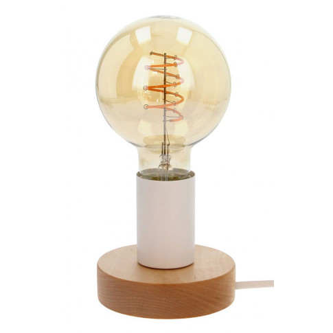 Industrialna lampka stołowa z odsłoniętą żarówką A106-Mea