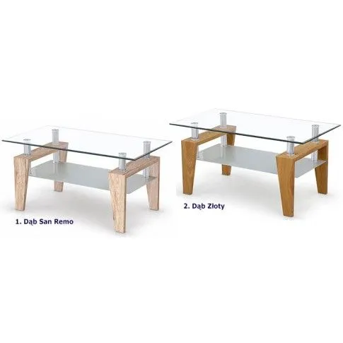 Zdjęcie prostokątna ława do salonu dąb san remo Lofter | Edinos.pl