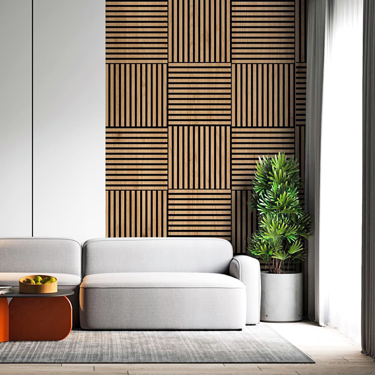 Aranżacja z wykorzystaniem lameli Giznia