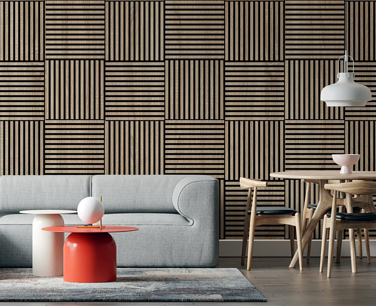 Aranżacja z wykorzystaniem lameli Giznia