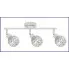 Lampa sufitowa z 3 metalowymi reflektorkami A111-Pova