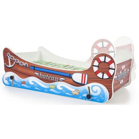 Zdjęcie produktu Łóżko dziecięce z kołyską Hippi - łódka.