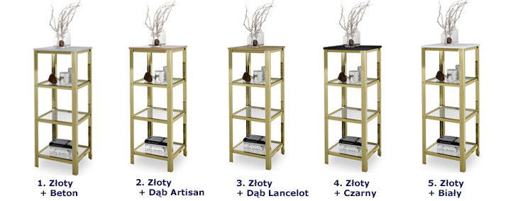 Regał Nessebax 4X kolory