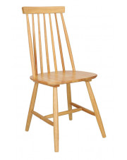 Krzesło patyczak w kolorze drewna - Nebiro w sklepie Edinos.pl
