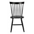 Czarne krzesło patyczak ze szczebelkami Norto 3X
