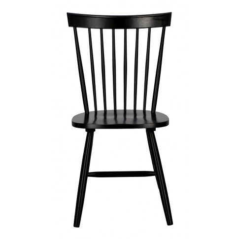 Czarne krzesło patyczak ze szczebelkami Norto 3X