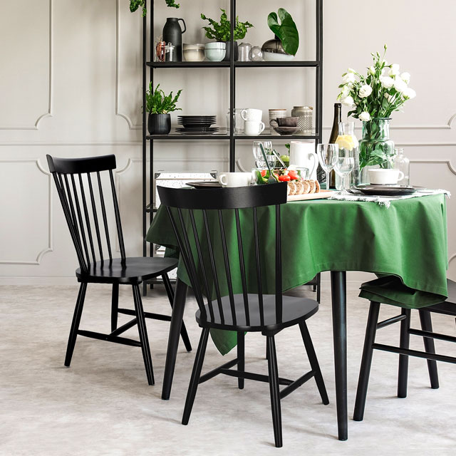 Skandynawskie krzesło patyczak z drewna Favi 3X