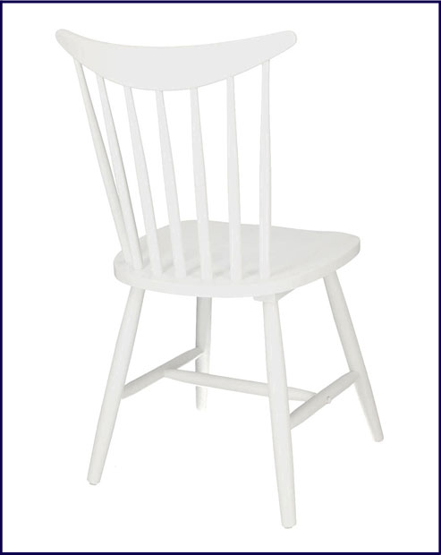 Skandynawskie krzesło patyczak a kolorze białym Norto 4X