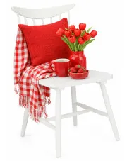 Białe skandynawskie krzesło patyczak - Favi 4X w sklepie Edinos.pl