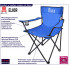 Niebieskie składane krzesło turystyczne Ozen
