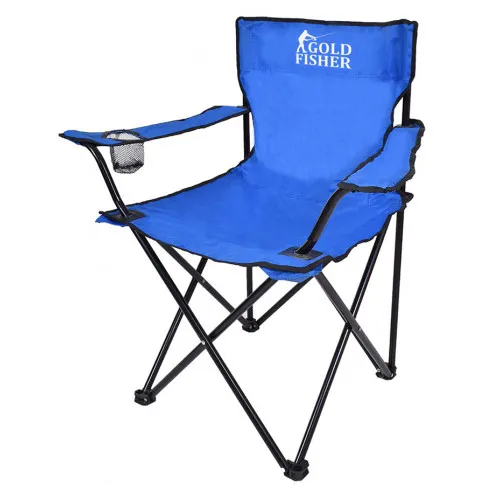 Niebieskie krzesło składane Ozen