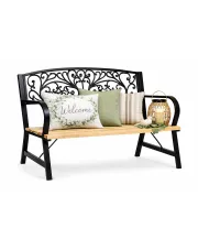 Ławka ogrodowa z oparciem i podłokietnikami - Kala w sklepie Edinos.pl