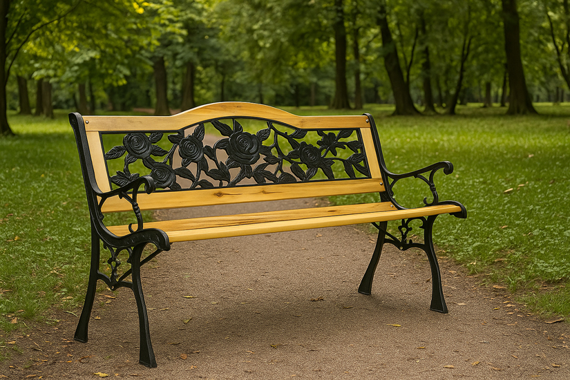 Żeliwna ławka parkowa Garis 4X