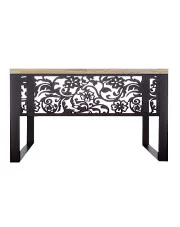 Dębowe biurko w loftowym stylu - Kabo w sklepie Edinos.pl