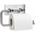 Srebrny nowoczesny uchwyt na papier toaletowy Orraro 3X