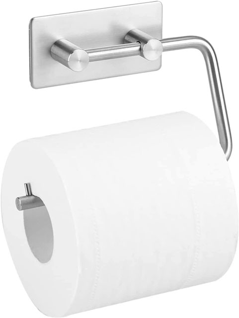 Srebrny uchwyt na papier toaletowy Wosi 3X