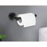 toaleta z wykorzystaniem czarnego metalowego uchwytu na papier toaletowy kartis 3x