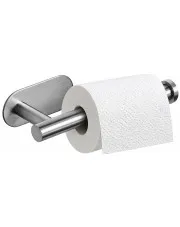 Srebrny minimalistyczny uchwyt na papier do toalety - Triss 4X w sklepie Edinos.pl