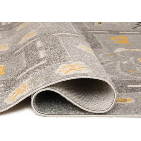prostokątny szary dywan dla dzieci ulice świat emolos 3x