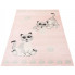 różowy dywan dla dziewczynki z kotkami animas 3x