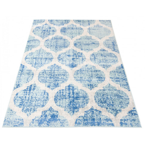 niebieski marokański dywan do pokoju mlodziezowego truto 5x