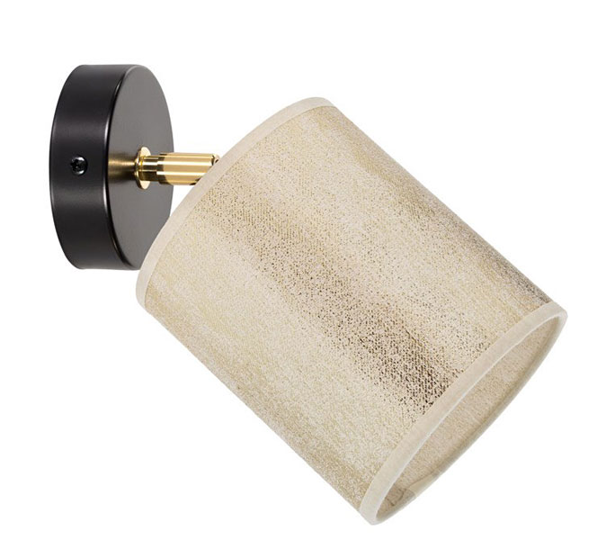 Reflektorowy kinkiet ze złotym abażurem A118-Ronirox