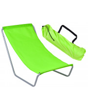 Zielony składany leżak plażowy - Nimo