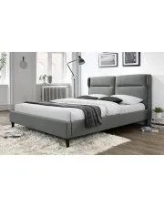 Szare łóżko do sypialni - Molie 160x200 w sklepie Edinos.pl