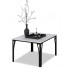 Industrialny stolik kawowy czarny + beton - Horix 4X